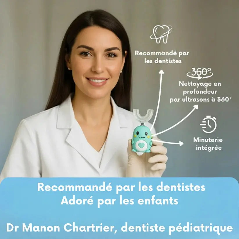 Dentibou™ – Brosse à dents 360° pour enfants