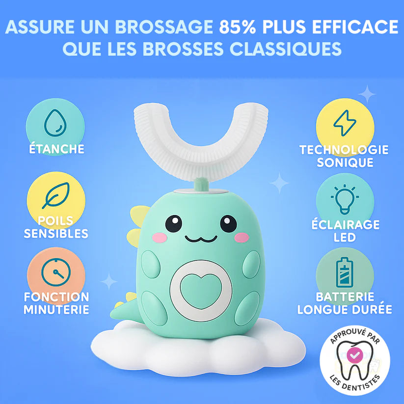 Dentibou™ – Brosse à dents 360° pour enfants